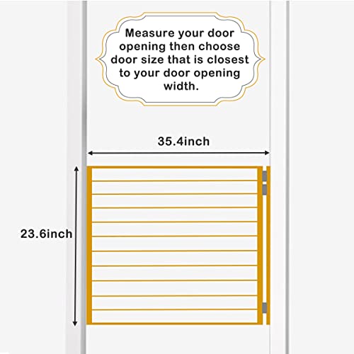 Swinging Door Cafe Door Indoor Solid Wood Saloon Door Includes Hinges For Kitchen Shop Entrance Partition Pub, Painted Finished (Color : White, Size : 90X60Cm/35.4X23.6In) #TOP2