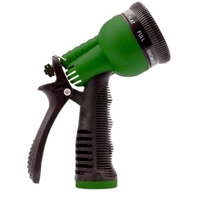 7 Way Sprayer Garden Hose Nozzle Water Pressure Head Sprinkler Lawn Rubber Grip