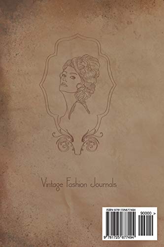 Cabaret: Vintage Style Fashion Illustration Soft Cover Journal, Diary, Notebook with Lined Pages