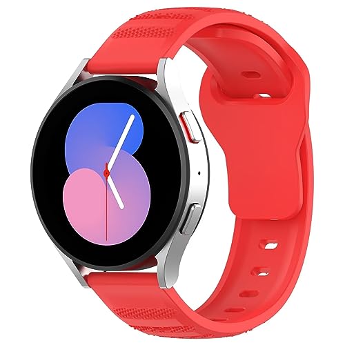 FTRONGRT 20mm Bracelet pour montre CanMixs P22, Silicone Bracelet, Sangle de Remplacement pour CanMixs P22- (Rouge