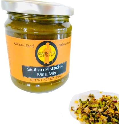 Unsweetened Sicilian Pistachio Paste, 7 oz | Pure 100% ground green nuts. Zero added sugar, oil or milk. Pure nut butter.