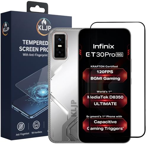 Image of Military-Grade Gorilla Tempered Glass For INFINIX GT 30 PRO With Installation Kit | Edge to Edge Coverage | Black