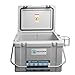 iROCKER 25L Roto-Molded Cooler, Heavy Duty Ice Box Equipped with Quick Drain Water Release Valve, 18