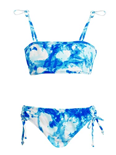 Kanu Surf Girls' Groovy Beach Sport Bandeau Bikini 2-Piece Swimsuit