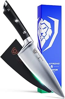 DALSTRONG Chef Knife - Gladiator Series - Forged High Carbon German Steel - Full Tang (6" Chef Knife, Black)