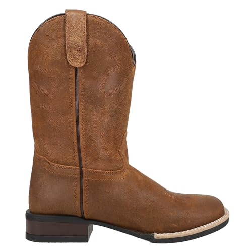 ROPER Kids Boys Monterey Square Toe Casual Boots Mid Calf - Brown