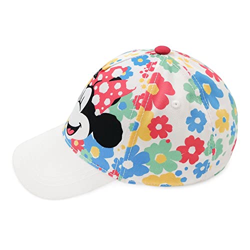 Disney Minnie Mouse Floral Baseball Cap For Girls Multicolored #TOP5