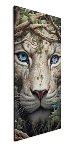 Tableau de lion majestueux impression d'art de qualité premium