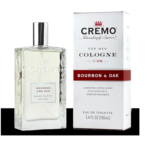 Cremo Cologne For Men - Bourbon & Oak Mens Cologne...