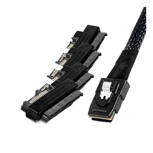 Cable S/AS Sff-8087 a 4 Sff-8482 para servidor 1m miniatura 2
