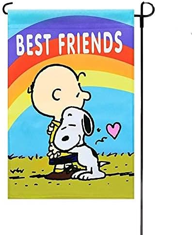 Amazon.com : Jetmax Peanuts Best Friends Garden Flag Limited Edition 12 ...
