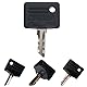 GAOHOU 6 Stück Gabelstapler Zündschlüssel Crown Zündschlüssel #107151-001& #107151-002 Kompatibel für Crown Clark Hyster Gradall JLG CAT Pollak Skytrak Yale Elektro-Gabelstapler