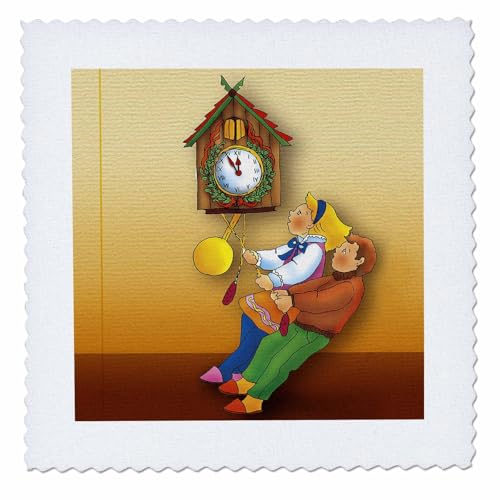 16x16 inch Quilt Square - Wall Clock and Kids Kidsplanet – Illustrations for Kids