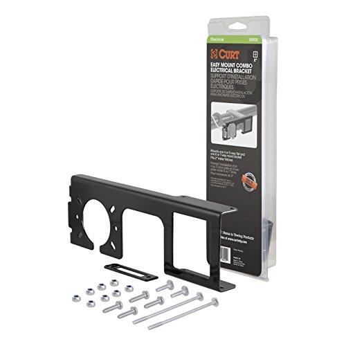 Curt 58000 Easy-Mount Vehicle Trailer Wiring Connector Mounting Bracket For 2-Inch Receiver thumb #6