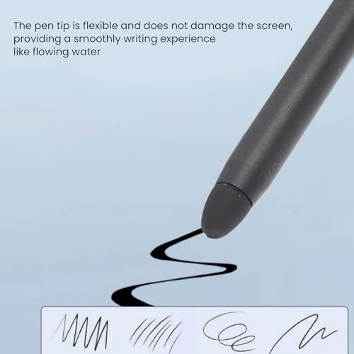 Stylus Pen for Fire HD 10, Max 11 Tablet & Tab Tab A9 A8 A7 A7 Lite, Flexible Tip Screen Writing & Drawing Tool, No Battery Required with Extra Replacement Nibs (Black) - Image 2