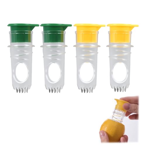 4PC Lemon Squeezer, Handheld Manual Citrus Juicer,Safety PP Material for