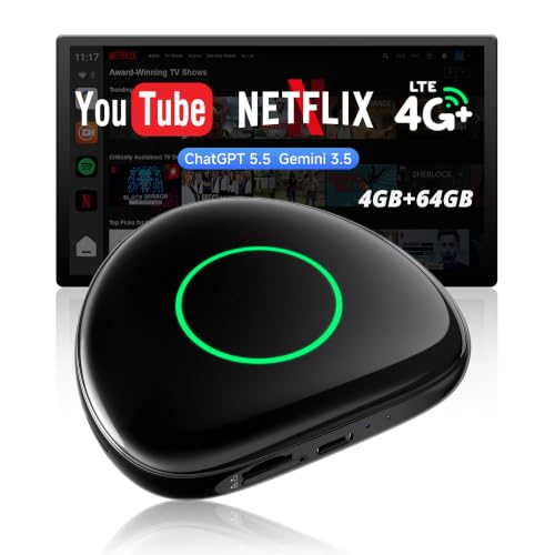 CB6C Wireless CarPlay & Android Auto Adapter Android 13 with 4G LTE - image 1