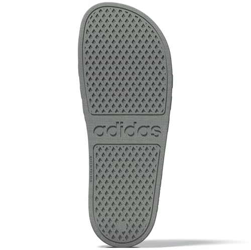 adidas Unisex Adilette Aqua Slides, grey two/mystery ink/pure ruby, 43 EU 3