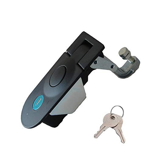Wjskdq 609_1A200 2 Pack Compression Latch Flush Mount Zinc Alloy Adjustable Sealed Large Lever Hand Operated Compression Latches Key Locking thumb #1
