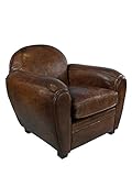 Sitzkomfort Clubsessel Art Deco Leder Vintage Cigar