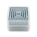Sweet Creations 0 5 Piece Nested Square Cutters, Blue