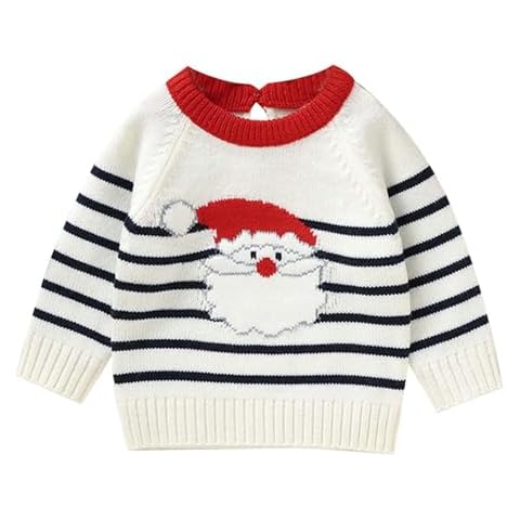 Pull-Over Tricot Rouge Garçons Fille Cover