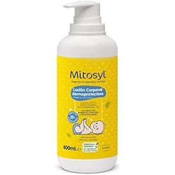 Crema Piel Atopica Bebé Letiat4 Mitosyl Loción Corporal Dermoprotectora para bebés - Apto para pieles atópica y sensibles - fórmula vegana con Bioecolia - 400ml
