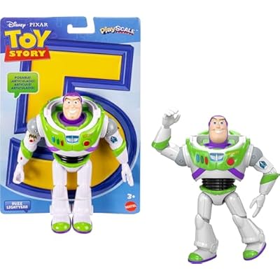 Mattel Disney and Pixar Toy Story Action Figures 7 Inch Playscale Key Characters, 8 Plus Posable Joints with Movie Accurate Design