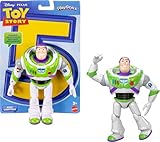 Mattel Disney and Pixar Toy Story Buzz Lightyear Action Figure 7 Inch Tall Space Ranger, 10 Posable Joints, Playscale Movie Accurate