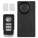 Alarma antirrobos para Bicicletas, Alarma Vibración Impermeable inalámbrica 110dB, Control Remoto a Prueba de Agua...