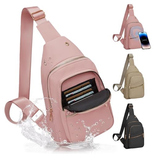 Aganmi Small RFID Waterproof Travel Crossbody Sling Bags