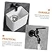 HOLIDYOYO 2pcs Plumbing Cover Plates Escutcheon Plate for Wall Stainless Steel No Tools Required for Shower Faucet