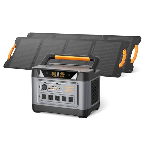 UDPOWER S1200 Solar Generator with 240W Panel, 1200W (Surge 1800W)