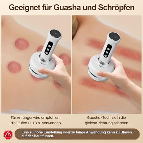 VOZIXALA Appareil de massage cellulite Drainage lymphatique – Ventouse électrique avec 30 vitesses, amélioration de l'état de la peau, appareil de massage sous vide pour le dos, la taille, les bras et – vue 3