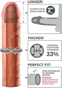 Pipedream Fantasy X-Tensions Perfect 2´´ Extension, Light, 51 mm
