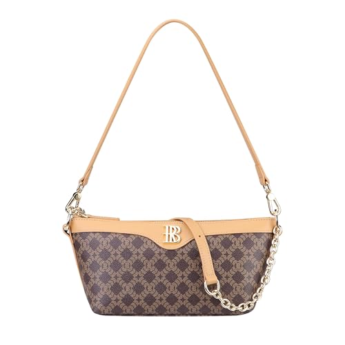 Sac à bandoulière en chaîne matelassée pour femme en cuir véritable 3263