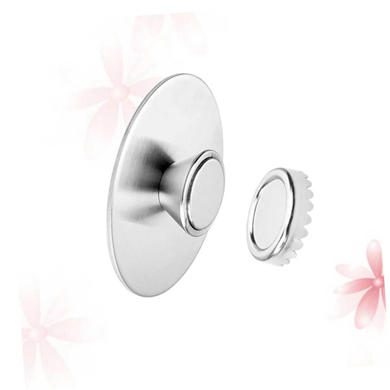 PRETYZOOM 6pezzi Magnetic Soap Holders Da Porta Sapone Murale Con Di Draining Elegante e Pratico Per Bagno e Cucina Facile Installazione Con Accessori Inclusi