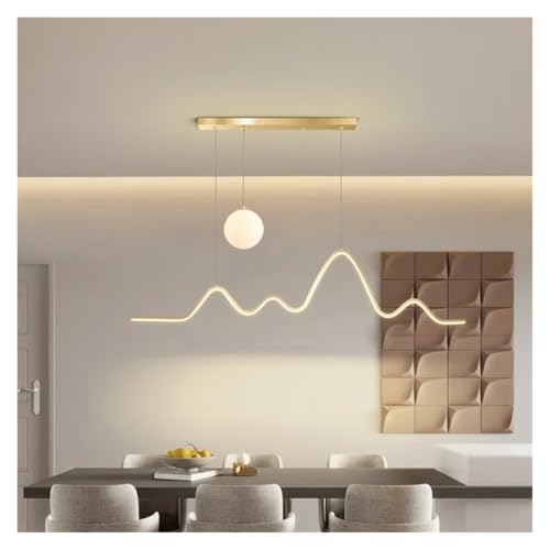 Lampe de pendentif LED suspension lustre de ligne île cuisine salle à manger