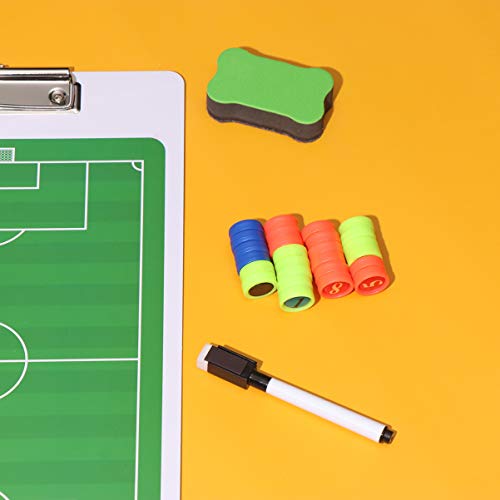 BESPORTBLE, Tático, Prancha, Coaches, Prancha, Kit Magnético com Borracha e Adesivo Magnético para T