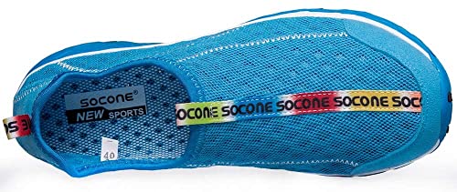 Zhuanglin Women's Quick Drying Aqua Water Shoes Size 11 B(M) US Blue,Blue,11 B(M) US