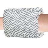 Stillkissen, 55 x 40 cm, weiches Baumwollkissen, verdickte Nickerchenunterstützung, Armfütterungswiege, abnehmbare Stillhilfe zum Schlafen von Flaschen, Kopf- und Nackenstütze, Komfort-Zubehör