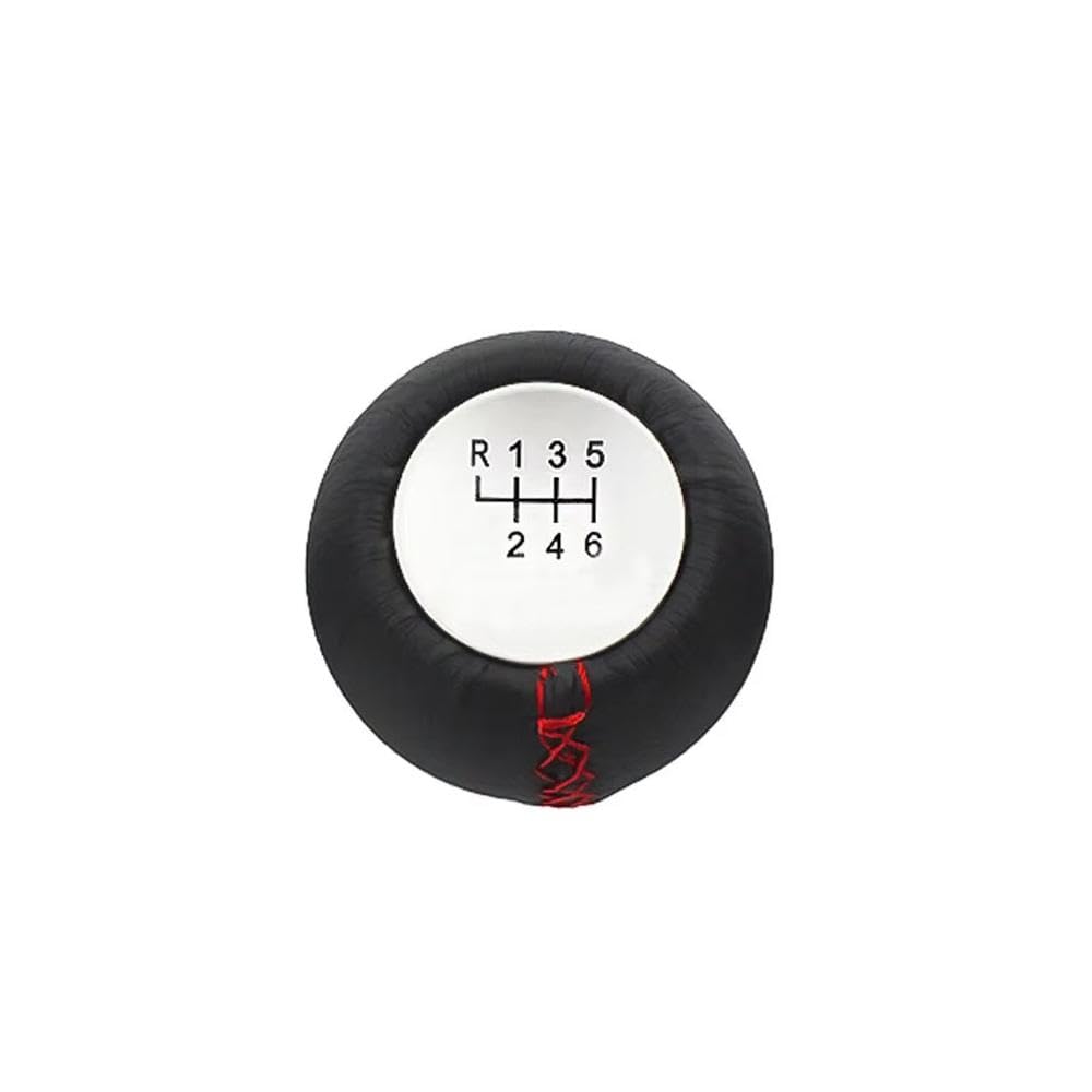 Ydxherta R123456 5 6 Speed Manual Auto Leather Steel Gear Stick Shift Knob For Toyota Trd Car Accessories Auto Parts(R123456)