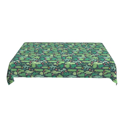 Nappe pour restaurant et décoration de table motif cactus lavable 152 x 228 - 5
