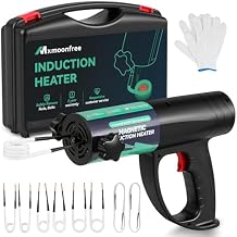 Induction Heater Bolt Removal, 1500W Induction Bolt Heater Tool with 8 Coil and Rugged Carrier Case to Safely Remove Nuts, Bolts, Screw, 2 110V
