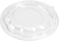 Vista 1 de Restaurantware Solo tapas: tapas Thermo Tek para ensaladeras desechables de 24 – 32 – 48 onzas, 50 tapas redondas para cuencos de delicatessen – Los