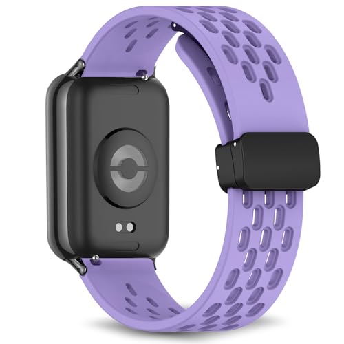 [RoSoki] �o���h Xiaomi Smart Band 9 Pro/Xiaomi Mi Band 9 Pro �Ή� �o���h �V���R���� �}�O�l�b�g�t�� �X�|�[�c�o���h �X�g���b�v �ւ��o���h �����x���g �_�炩�� �ʋC�� ���ɉ��K�ŒʋC���ɗD��Ă�