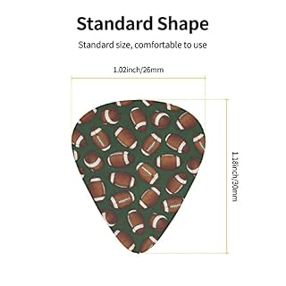 Médiators Guitare 12-Pack Football Vert Médiators Guitare Électrique Guitare Acoustique Diverses Guitares - Les Beatles, Paul McCartney, John Lennon, RIngo Starr, George Harrison Médiators Guitare 12-Pack Football Vert Médiators Guitare Électrique Guitare Acoustique Diverses Guitares – Image 3