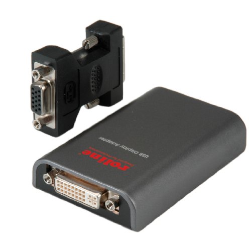 Preisvergleich Produktbild ROLINE USB Display Adapter USB nach DVI / VGA hochauflösend