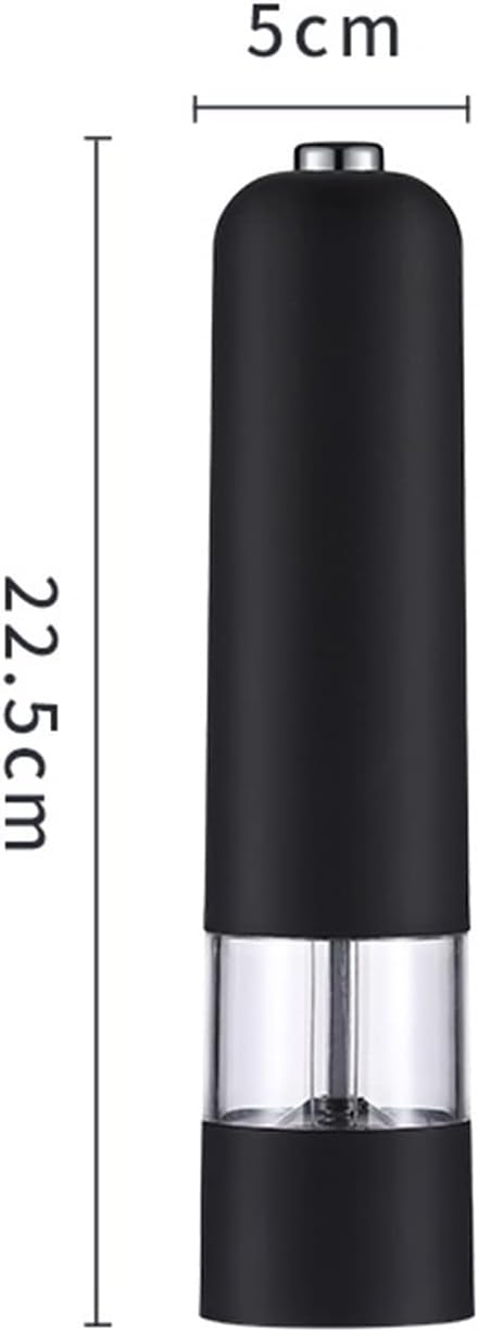 Battery Powered Pepper Grinder, Spice Grinder With Led Light, Stainless Steel Abs Plastic Material, Kitchen Cooking Grilling Tools, Home Fashion Condiment Grinder