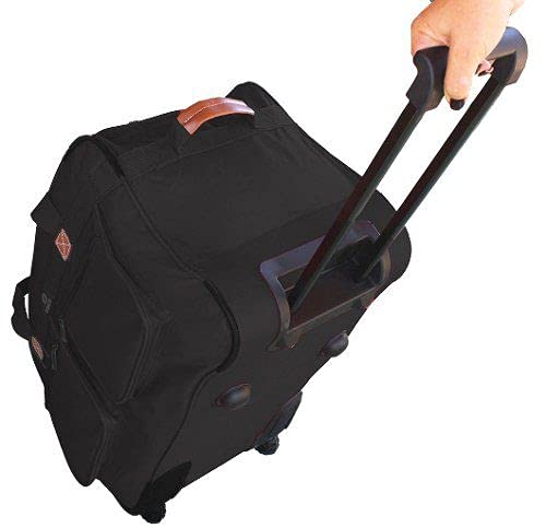 Mala De Viagem Grande Rodinhas Bolsa Mala Bagagem De Mão Preto Sacola Poliéster Yins